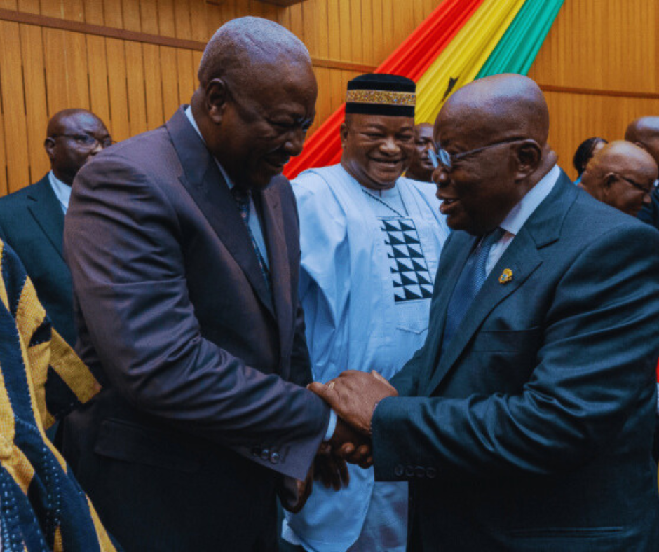 Akufo-Addo Congratulates Mahama on 2024 Election Victory, Pledges Smooth Transition