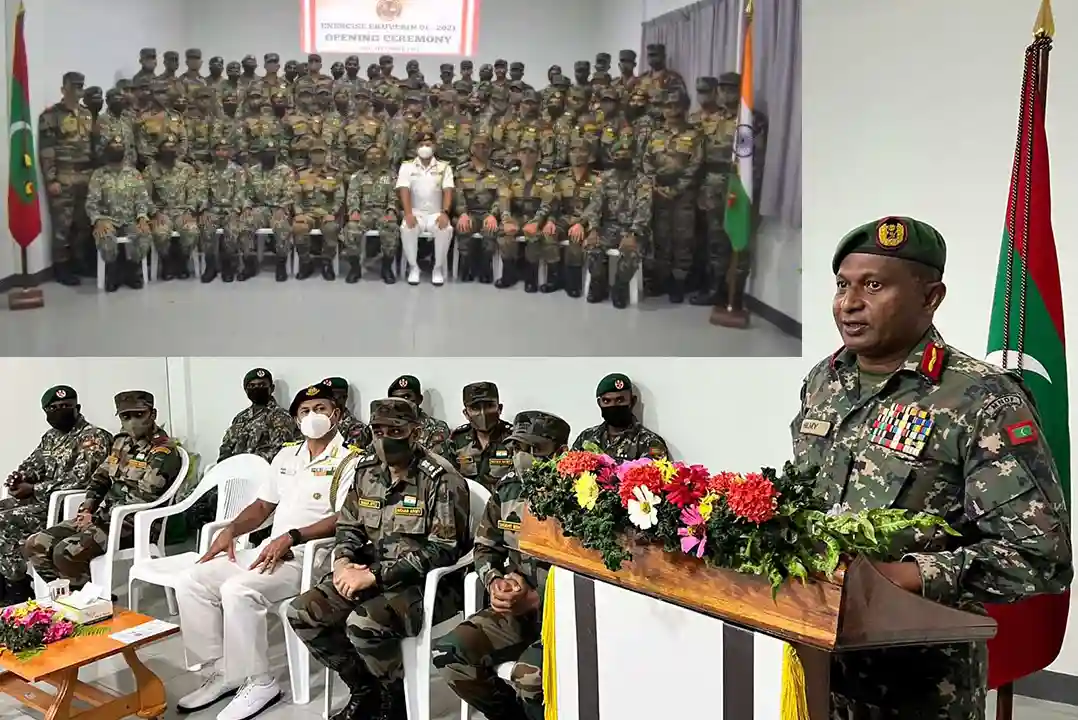 India-Maldives Joint Military Exercise ‘Ekuverin’ Kicks Off, Strengthening Defense Ties