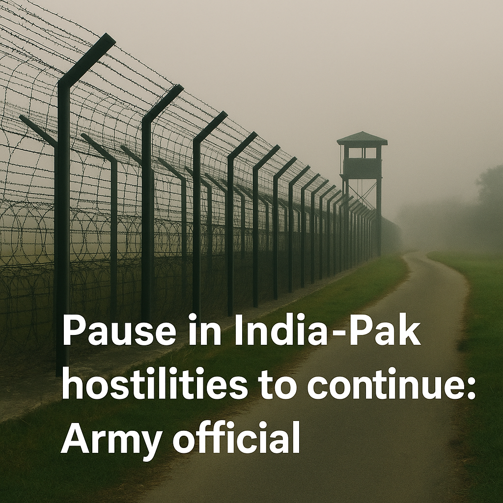 Hope for Peace Lives On India-Pakistan Ceasefire to Continue