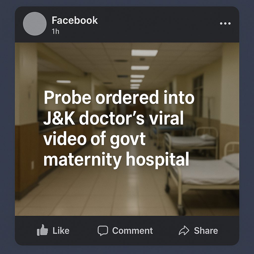 Unethical Filming at Maternity Hospital in Srinagar Sparks Public Outrage