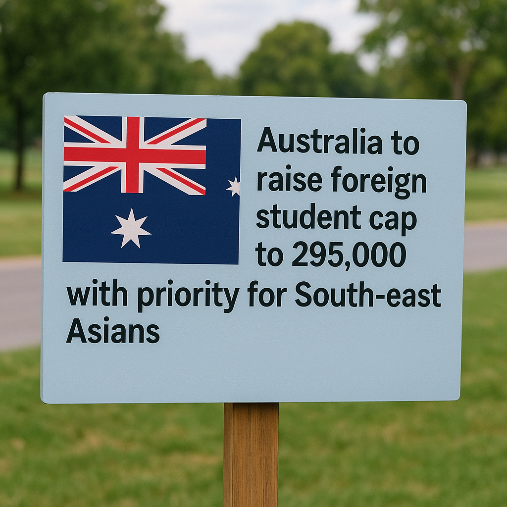 Australia to Raise International Student Cap to 295,000 in 2026, Prioritising South-east Asians