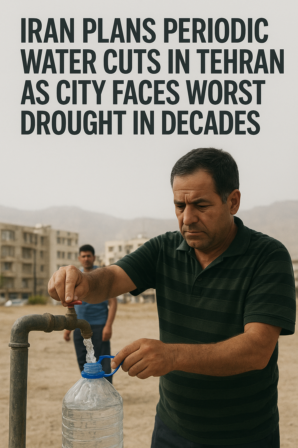 Iran Faces Severe Water Crisis: Tehran Braces for Periodic Water Cuts Amid Historic Drought